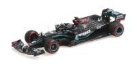 1:43 MERCEDES AMG PETRONAS FORMULA ONE TEAM W11 EQ PERFORMANCE - L.HAMILTON - 91st F1 WIN EIFEL GP 2020 F1 WORLD CHAMPION 2020 - MINICHAMPS - 410201144